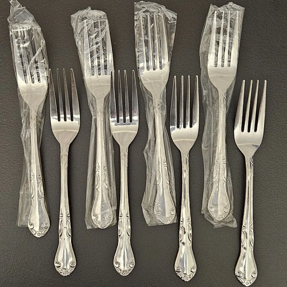 Stainless Steel Korea Flatware - 48 pcs. NWOT (Vintage 1970's)